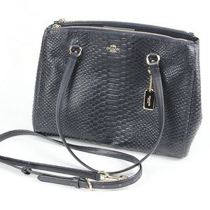 COACH Exotic Leather Stanton Carryall Handbag 5215